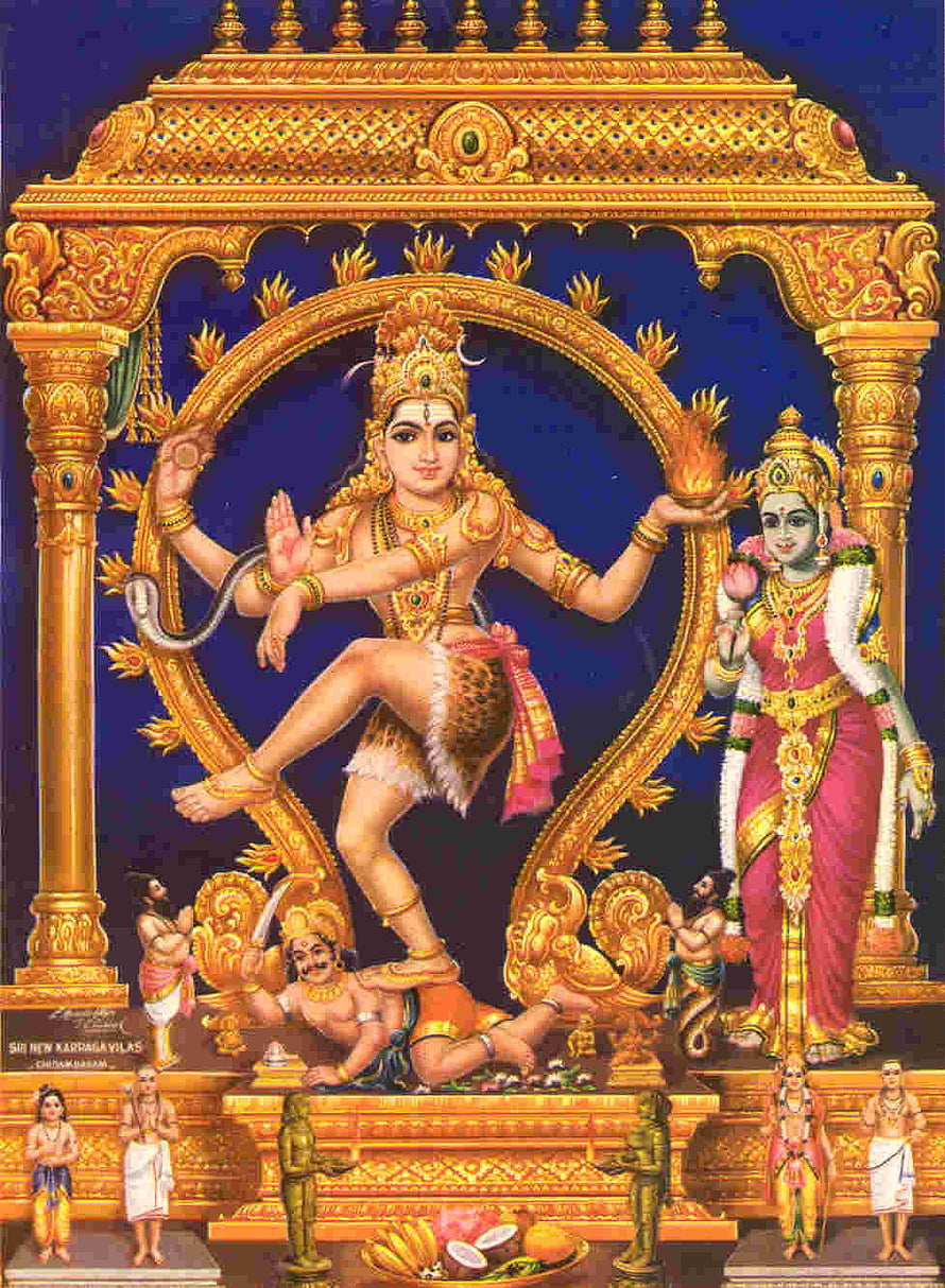 Lord Nataraja Dancing Form of Shiva with Parvati in Traditional Indian Temple Art HD phone wallpaper