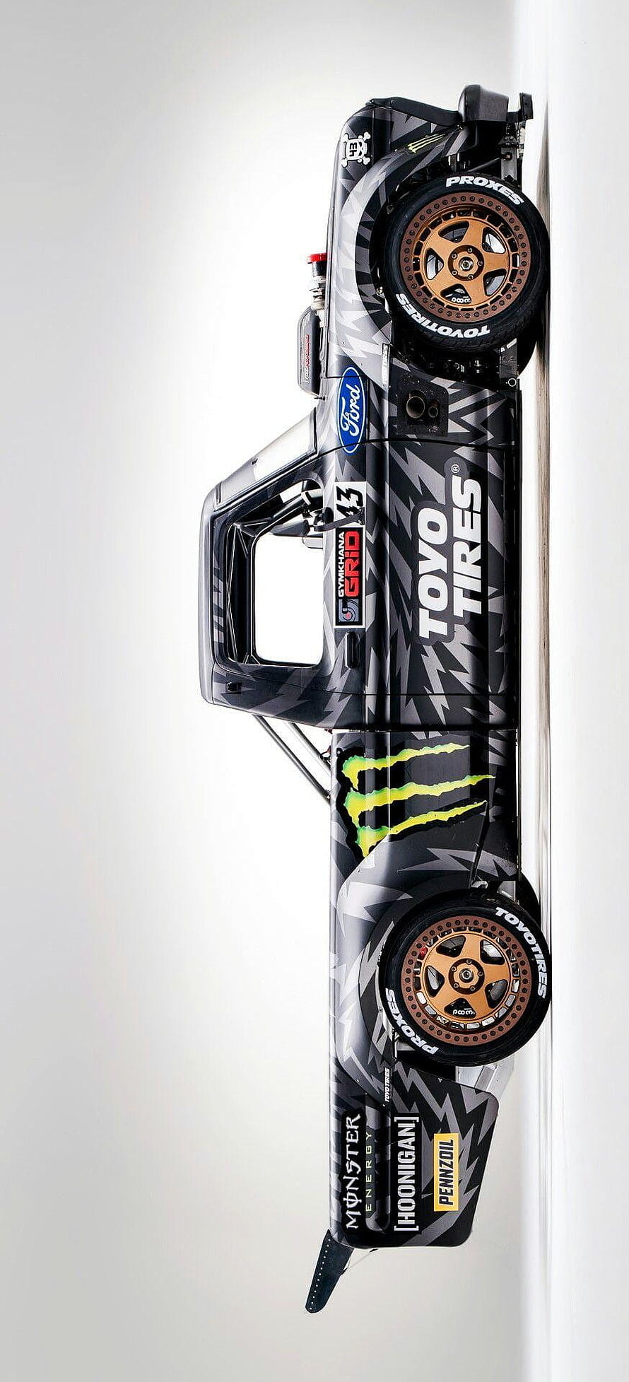 Ken Block Hoonitruck Monster Energy Ford Racing Truck with Toyo Tires Livery HD phone wallpaper