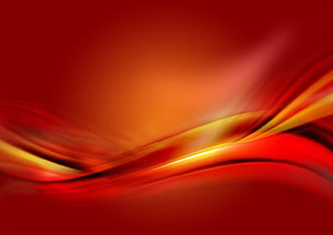 Vibrant Abstract Red and Gold Flowing Waves Digital Art Background HD wallpaper