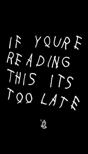 Drake If You're Reading This It's Too Late Album Cover Artwork HD phone wallpaper