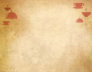 Vintage Restaurant Menu Background With Coffee Cup And Food Cloche Icons HD wallpaper