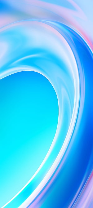 OnePlus Nord CE 2 Lite Default Blue Abstract Wave Wallpaper HD phone wallpaper