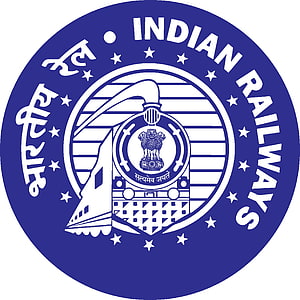 Indian Railways Official Emblem with National Emblem and High-Speed Train Silhouette HD phone wallpaper