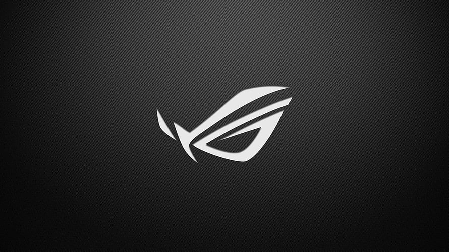 Asus ROG Strix Gaming Logo on Dark Textured Background HD wallpaper