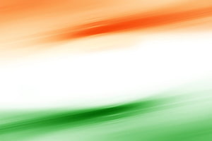 Abstract Indian Tricolor Flag Design With Flowing Orange White And Green Bands HD wallpaper