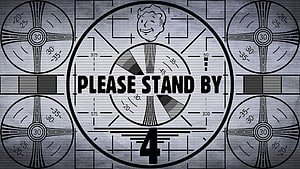 Fallout 4 Please Stand By Vintage TV Test Pattern Wallpaper HD wallpaper