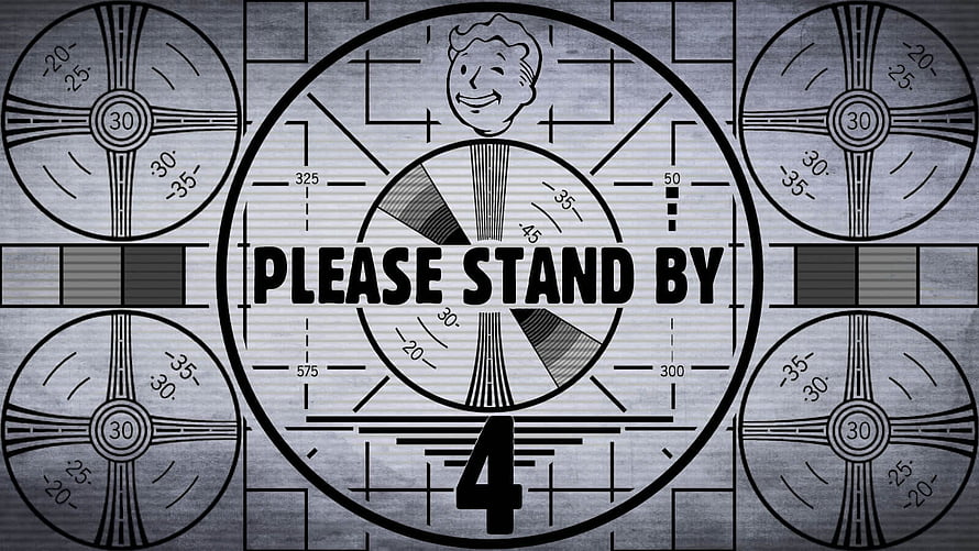 Fallout 4 Please Stand By Vintage TV Test Pattern Wallpaper HD wallpaper