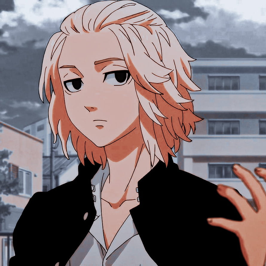 Mikey from Tokyo Revengers Anime Character Portrait in Black Jacket HD phone wallpaper