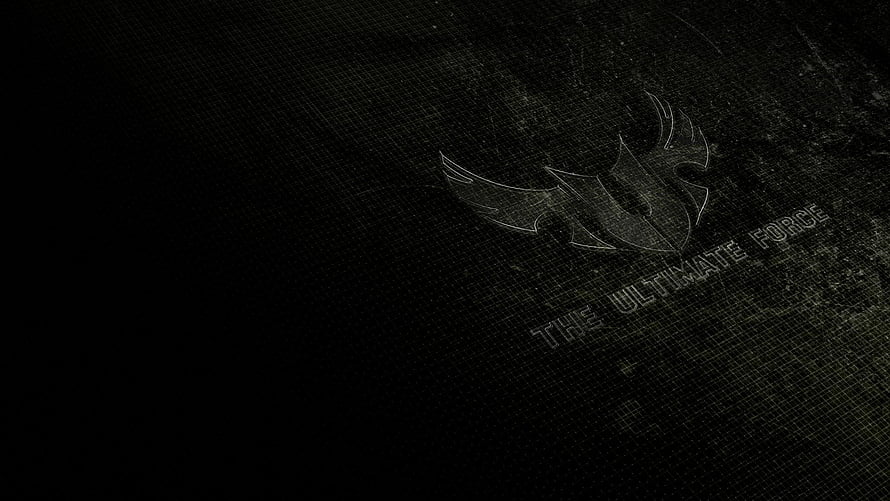 ASUS TUF Gaming Series Emblem on Dark Textured Background HD wallpaper