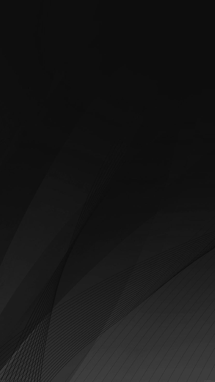 Minimalist Dark Abstract Art with Flowing Geometric Lines and Curves HD phone wallpaper