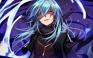 Rimuru Tempest from That Time I Got Reincarnated as a Slime Anime Character Portrait HD wallpaper