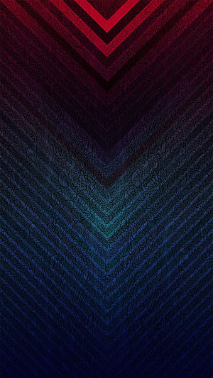 Abstract Geometric Chevron Pattern with Textured Gradient from Crimson to Deep Blue HD phone wallpaper