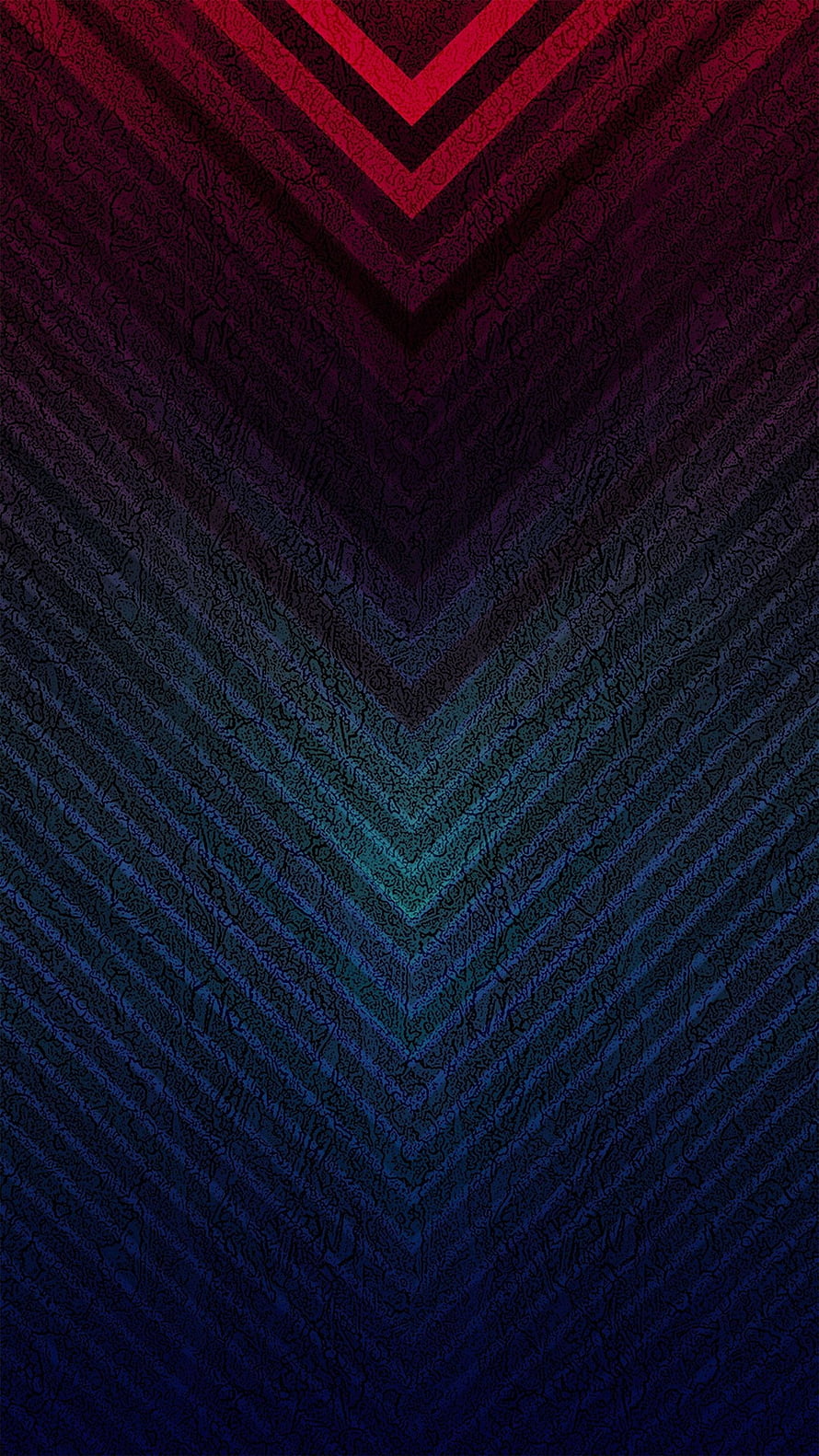 Abstract Geometric Chevron Pattern with Textured Gradient from Crimson to Deep Blue HD phone wallpaper