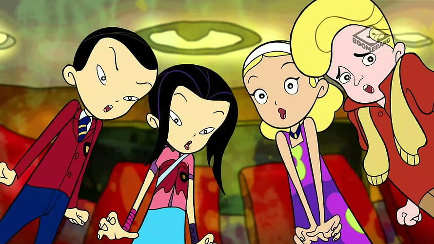 Class of 3000 Animated Characters in a Dramatic Scene HD wallpaper