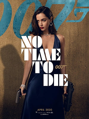 Ana de Armas as Paloma in No Time to Die 007 Movie Poster HD phone wallpaper