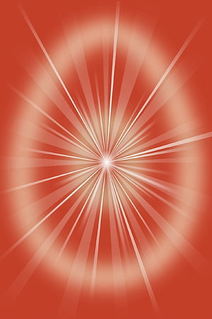 Radiant White Light Burst on Warm Red Background with Soft Glow and Minimalist Rays HD phone wallpaper