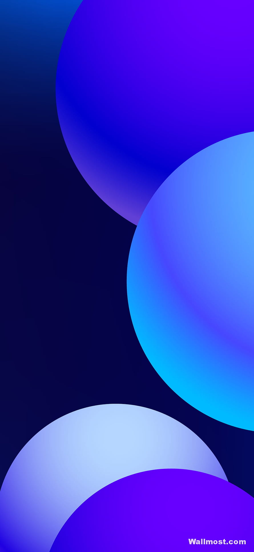Vivo Y51 Ultra Abstract Gradient Circles Wallpaper HD phone wallpaper
