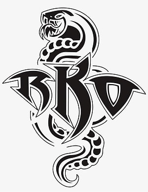 Randy Orton RKO Snake Logo Black and White Wrestling Emblem Design HD phone wallpaper