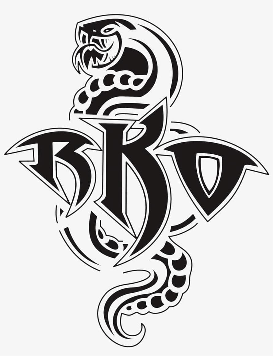 Randy Orton RKO Snake Logo Black and White Wrestling Emblem Design HD phone wallpaper