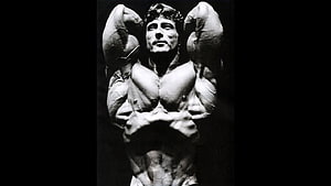 Frank Zane Golden Era Bodybuilding Vacuum Pose Black and White Portrait HD wallpaper