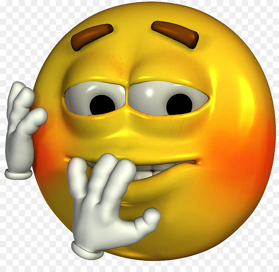 3D Blushing Emoji with White Gloves and Shy Expression HD wallpaper