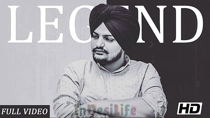 Sidhu Moose Wala Portrait With Legend Text Overlay HD wallpaper