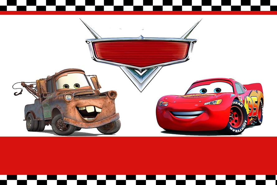 Cars 3 Lightning McQueen and Tow Mater with Piston Cup Trophy HD wallpaper