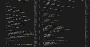 Dark Mode Programming Code Editor Screen with Syntax Highlighting HD wallpaper