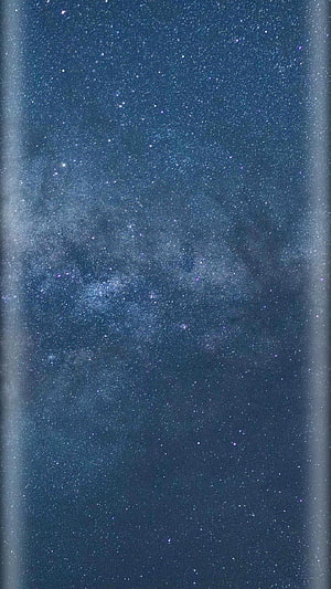 Deep Space Star Field with Milky Way Nebulae in Dark Blue Tones HD phone wallpaper