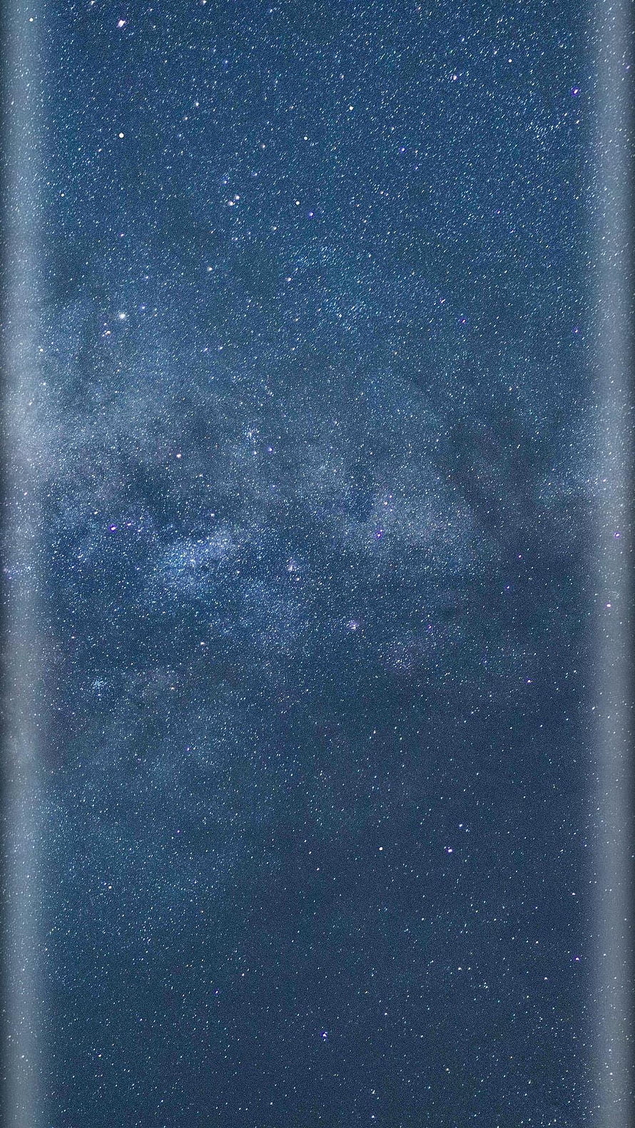 Deep Space Star Field with Milky Way Nebulae in Dark Blue Tones HD phone wallpaper