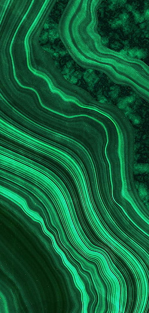 Emerald Green Flowing Marble Texture with Organic Wavy Patterns and Deep Tonal Layers HD phone wallpaper