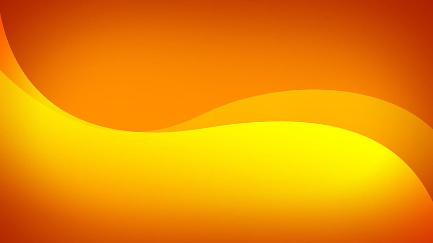 Vibrant Orange and Yellow Abstract Wave Gradient Background HD wallpaper