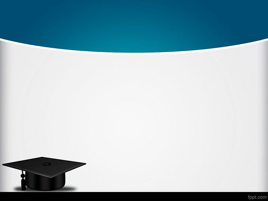 Minimalist Graduation Cap on White and Blue Background HD wallpaper