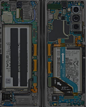 Samsung Galaxy Z Fold 2 and Z Fold 3 Internal Hardware and Circuit Board Comparison HD phone wallpaper