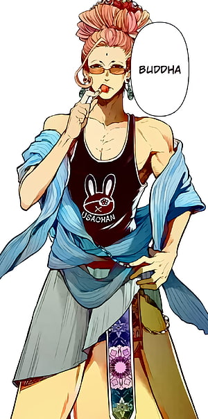 Buddha Character Art from Record of Ragnarok Anime HD phone wallpaper