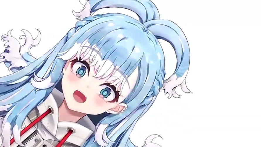 Kobo Kanaeru Anime Girl With Light Blue Hair And Twin Tails HD wallpaper