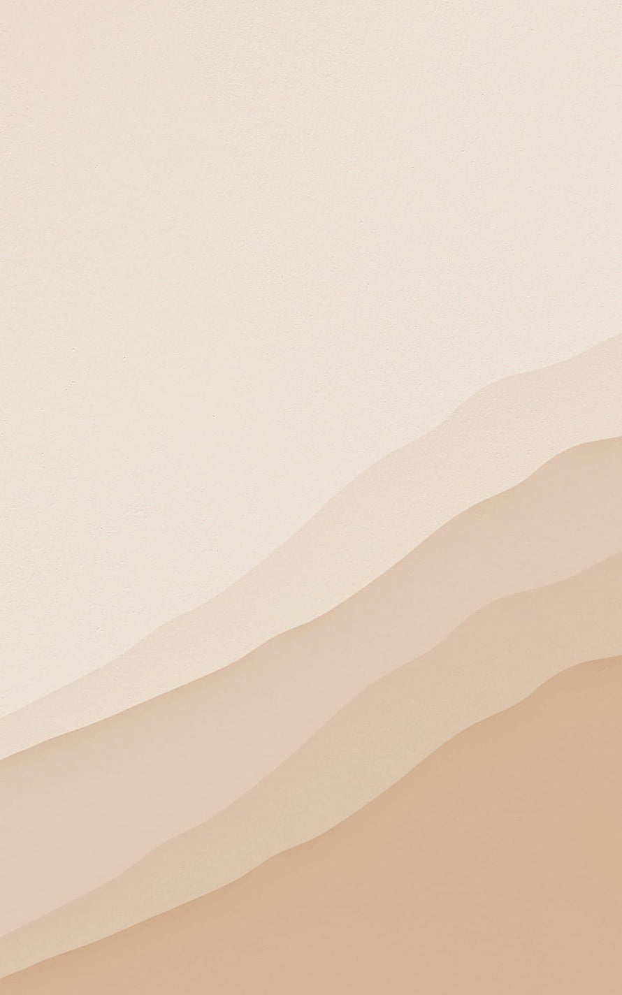 Minimalist Abstract Beige Wave Pattern with Soft Layered Curves and Warm Neutral Tones HD phone wallpaper