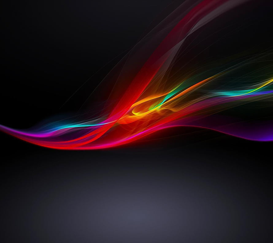 Vibrant Abstract Light Streaks on Dark Background HD wallpaper