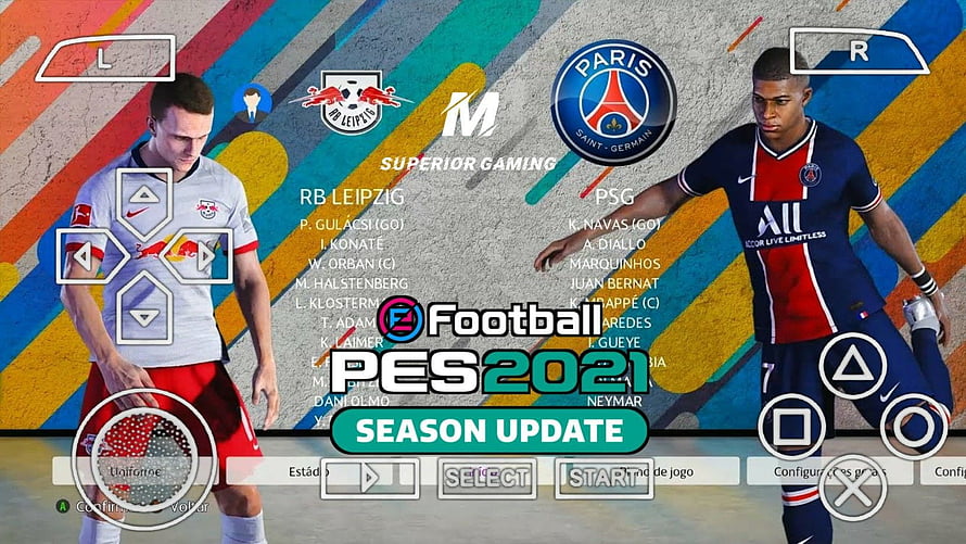 eFootball PES 2021 Season Update Matchup: RB Leipzig vs Paris Saint-Germain HD wallpaper