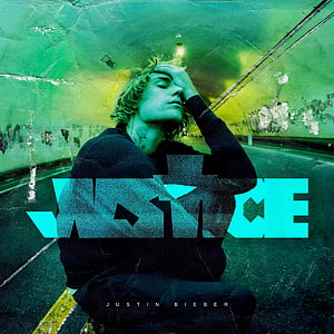 Justin Bieber Justice Album Cover Artwork in Moody Green Tunnel HD phone wallpaper