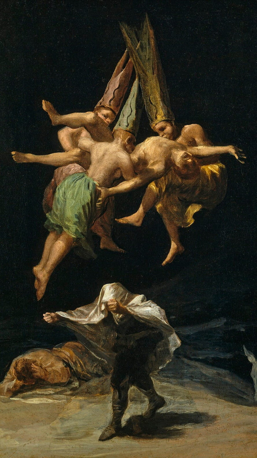 Francisco Goya's The Sleep of Reason Produces Monsters: Surrealist Oil Painting HD phone wallpaper