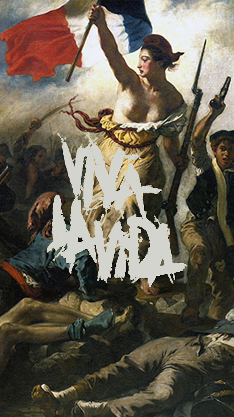 Viva La Vida Coldplay Album Art Featuring Liberty Leading the People Painting HD phone wallpaper
