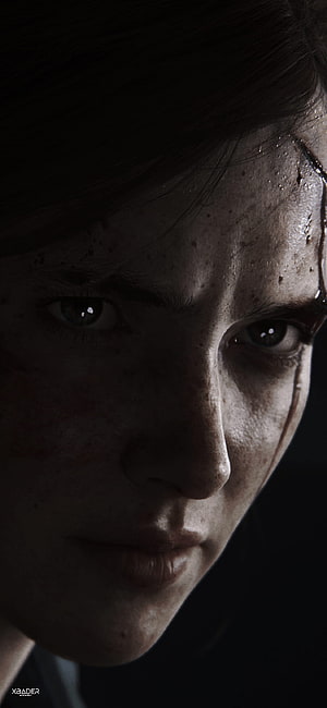 The Last of Us Part 2 Ellie Close-Up Portrait in Dramatic Low-Key Lighting HD phone wallpaper