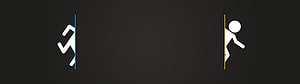 Minimalist Stick Figure Wall Climbing Illustration on Dark Background HD wallpaper