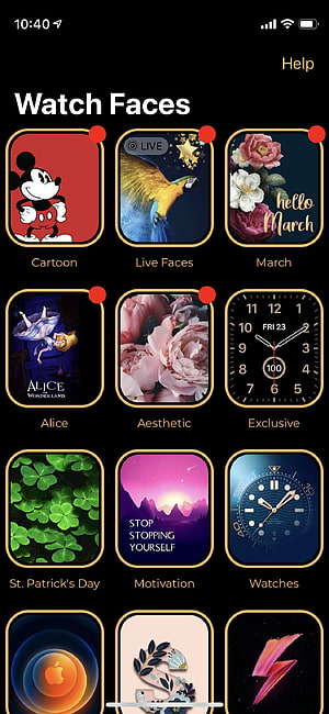 Apple Watch Faces Gallery Featuring Cartoon, Floral, and Minimalist Design Collections HD phone wallpaper