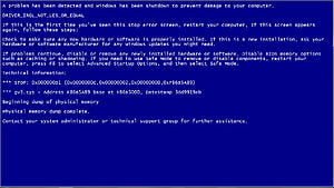 Windows Blue Screen of Death Error Screen with Driver IRQL Not Less or Equal Stop Code HD wallpaper