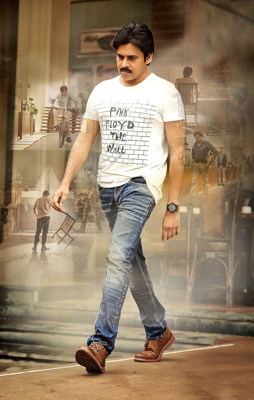 Pawan Kalyan in Agnathavasi Movie Promotional Poster HD phone wallpaper