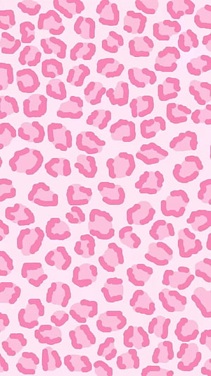 Soft Pink Leopard Print Pattern with Preppy Aesthetic Style HD phone wallpaper