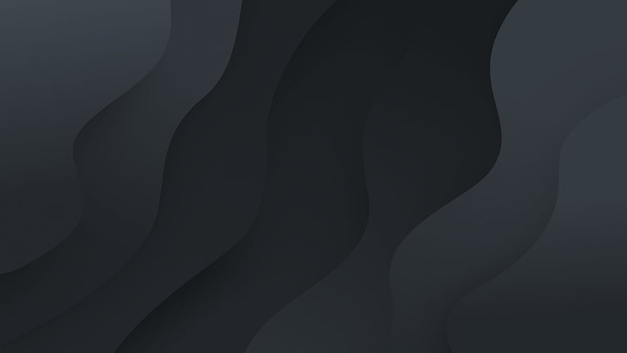 Dark Abstract Wavy Layered Background with Smooth Curved Shapes HD wallpaper