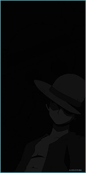One Piece Luffy Dark Silhouette Anime Character Wallpaper HD phone wallpaper